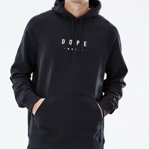 Dope Common 22 Hoodie Men Peak Black Sz M
